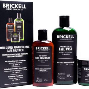 Brickell Men's Daily Advanced Face Care Routine II